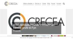 Desktop Screenshot of crecea.dk