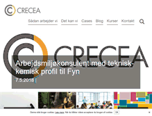 Tablet Screenshot of crecea.dk